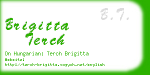 brigitta terch business card